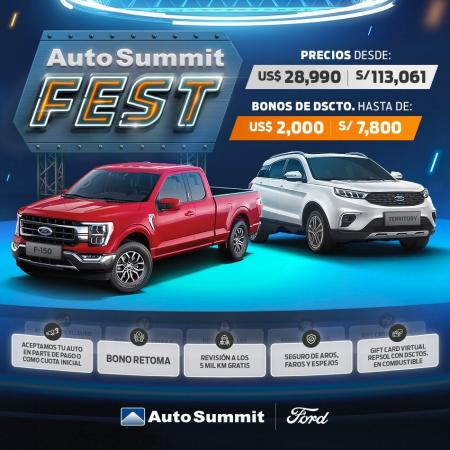 Catálogo Auto Summit | Beneficios | 9/8/2022 - 31/8/2022