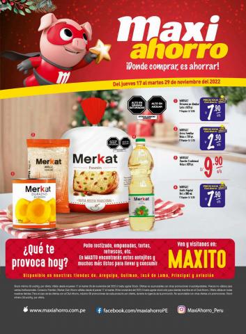 Ofertas de Supermercados en Piura | MaxiAhorro Ofertas de MaxiAhorro | 17/11/2022 - 29/11/2022