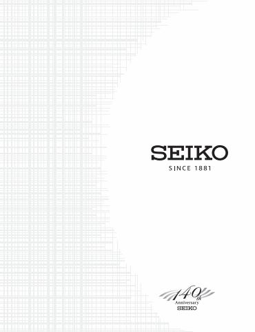 Catálogo Seiko | Catálogo Actual | 24/2/2022 - 30/6/2022