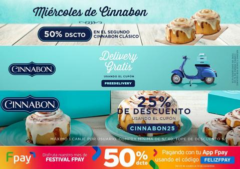 Ofertas de Restaurantes | Imperdibles Cinnabon de Cinnabon | 16/11/2022 - 8/12/2022