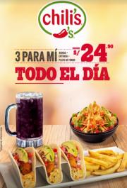 Ofertas de Restaurantes | Promociones todo el dia de Chilis | 3/3/2023 - 31/3/2023