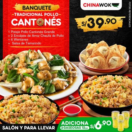 Ofertas de Restaurantes en Piura | Promoción del Cantonés de China Wok | 4/5/2022 - 18/5/2022