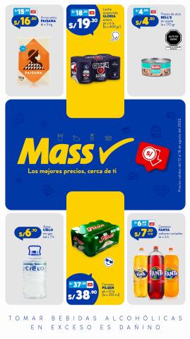 Ofertas de Supermercados en Lima | Volante Mass de Mass | 12/8/2022 - 18/8/2022
