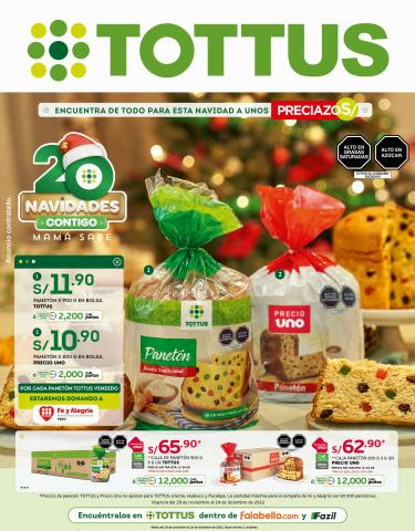 Oferta en la página 4 del catálogo Preciazos Navidad de Tottus