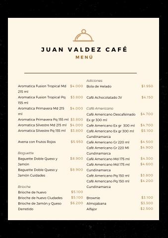 Catálogo Juan Valdez | CARTA  | 14/7/2023 - 31/10/2023