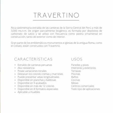 Catálogo Casa Rosselló | Catalogo-Travertino | 20/3/2023 - 31/12/2023