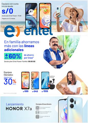 Catálogo Entel en Huacho | Ofertas Entel | 3/10/2023 - 2/11/2023