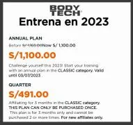 Catálogo Bodytech en Cayma | Promo planes 2023! | 3/3/2023 - 3/7/2023