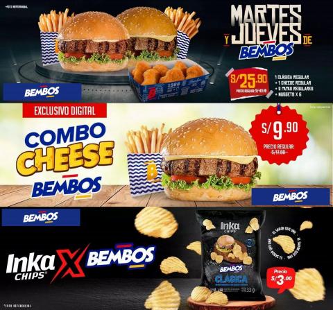 Ofertas de Restaurantes | Promos Bembos de Bembos | 17/11/2022 - 8/12/2022