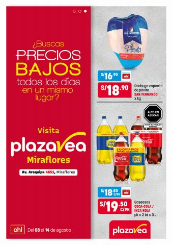 Ofertas de Supermercados en Callao | Plaza Vea Miraflores N7 de Plaza Vea | 7/8/2022 - 14/8/2022