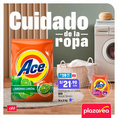 Ofertas de Supermercados en Arequipa | Plaza Vea Cuidado de la Ropa de Plaza Vea | 14/8/2022 - 28/8/2022
