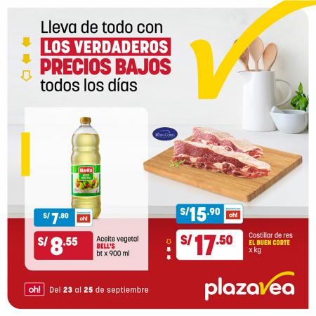 Ofertas de Supermercados en Cusco | Plaza Vea Abarrotes Frescos N4 de Plaza Vea | 23/9/2022 - 25/9/2022