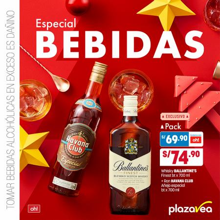 Ofertas de Supermercados en Chiclayo | Plaza Vea Bebidas N1 de Plaza Vea | 28/11/2022 - 11/12/2022