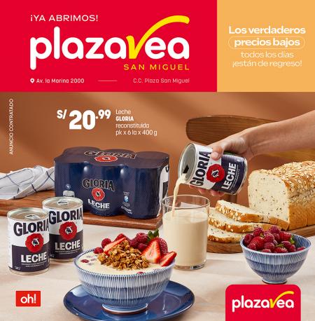 Ofertas de Supermercados en Chiclayo | Plaza Vea Apertura San Miguel de Plaza Vea | 2/12/2022 - 15/12/2022