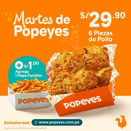Catálogo Popeyes | Promos Popeyes | 14/9/2023 - 28/9/2023