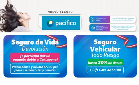 Ofertas de Bancos y seguros en Trujillo | Los mejores Seguros de Pacífico Seguros | 2/8/2022 - 16/8/2022