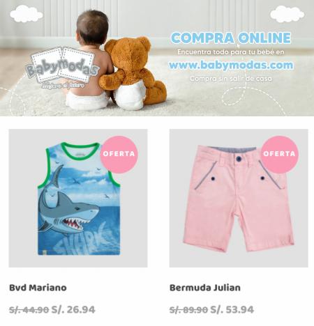 Ofertas de Juguetes, Niños y Bebés en Piura | Baby Sales de Baby Modas | 9/5/2022 - 23/5/2022
