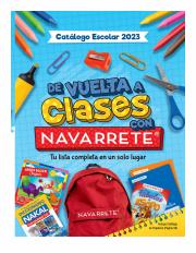 Catálogo Distribuidora Navarrete en Santa Clara | Catálogo Escolar Navarrete 2023  | 15/2/2023 - 31/3/2023