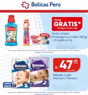 Ofertas de Salud y Farmacias | Ofertas especiales marzo! de Boticas Perú | 1/3/2023 - 31/3/2023
