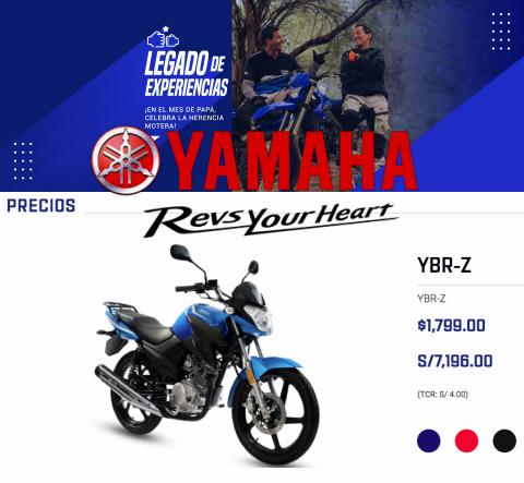 Catálogo Yamaha | Precios actuales | 28/6/2022 - 31/8/2022