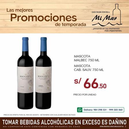 Catálogo Distribuidora Mi Mar | Vinos en Promo! | 29/8/2023 - 30/9/2023