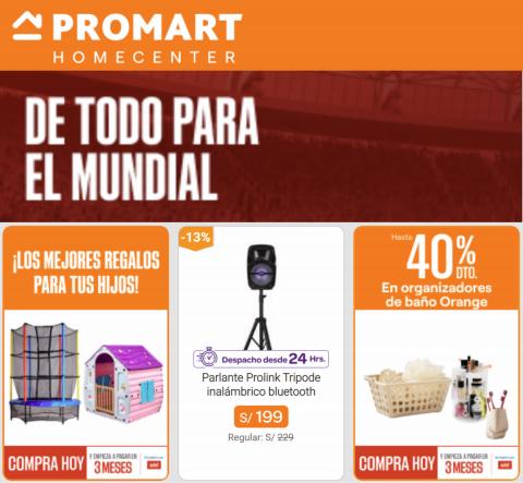 Ofertas de Hogar y muebles en Tarapoto | Ofertas especiales de Promart | 6/12/2022 - 11/12/2022