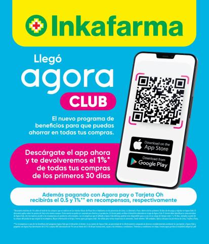 Ofertas de Salud y Farmacias en Lima | Encarte Agora Club Mayo de InkaFarma | 3/5/2022 - 31/5/2022