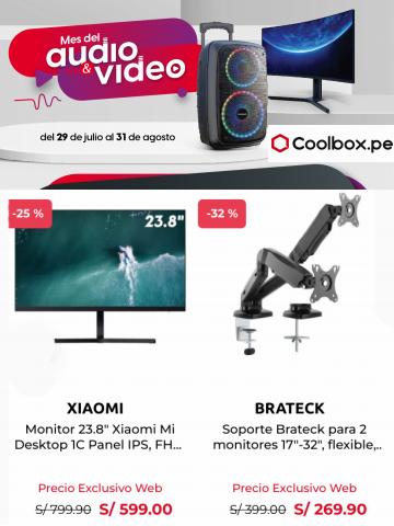 Ofertas de Tiendas por departamento | Ofertas Audio y Video de Coolbox | 1/8/2022 - 31/8/2022
