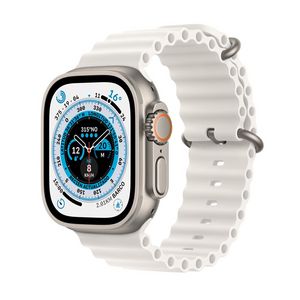 Oferta de Apple Watch Ultra GPS + Cellular (49mm) - Caja Titanio - Correa Oceánica Blanca por S/ 3999 en iShop