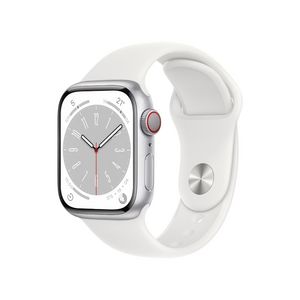 Oferta de Apple Watch Series 8 GPS (41mm) - Plata - Correa Deportiva Blanca por S/ 2399 en iShop