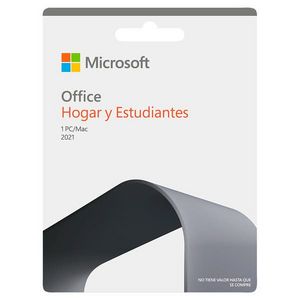 Oferta de Microsoft Office Hogar y Estudiantes 2021 por S/ 469 en iShop