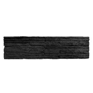 Oferta de Piedra Decorativa Turmalina Pizarra Negro Mate - 15X57 cm - 0.60 m2 por S/ 103,62 en Cassinelli