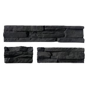 Oferta de Piedra Decorativa Tibet Pizarra Negro Mate - 10X20/10X30/10X50 cm - 0.60 m2 por S/ 101,51 en Cassinelli