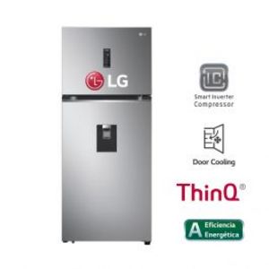 Oferta de Refrigeradora Lg 374L Gt37Sgp Plateada por S/ 2799 en Carsa