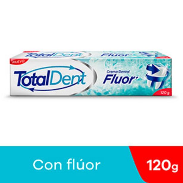 Oferta de Crema Dental Totaldent Flúor - Tubo 120 G por S/ 2,5