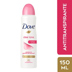 Oferta de Desodorante Spray 48 horas Dove Clear Tone con Crema Humectante - Frasco 150 ML por S/ 13,5 en Mifarma