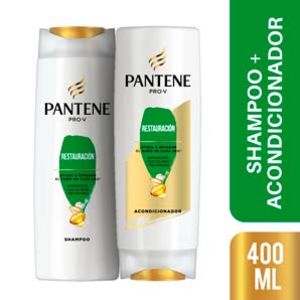 Oferta de Pack Shampoo y Acondicionador Pantene Pro-V Restauración por S/ 29,9 en Mifarma