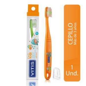 Oferta de Cepillo Dental Vitis Kids - Blíster 1 UN por S/ 16,5 en Mifarma