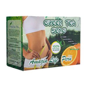 Oferta de Te Verde Green Tea Sen Filtrante Sabor Naranja - Caja 30 UN por S/ 16,8 en Mifarma