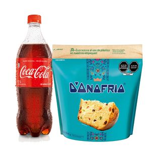 Oferta de Pack Panetón D'Onofrio Bolsa 900 gr + Gaseosa Coca Cola 1 L por S/ 35,8 en Tambo