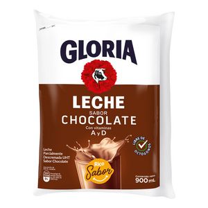 Oferta de Leche Gloria Uht Chocolatada Bolsa 900 ml por S/ 5 en Tambo