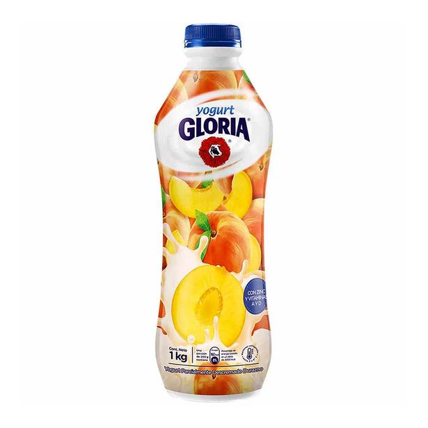 Oferta de Yogurt Gloria Durazno 1 Kg por S/ 7,2