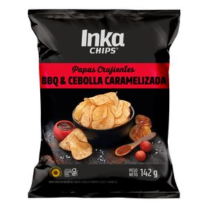 Oferta de Snack Inka Chips Papa Cebolla Caramel & BBQ 142 g por S/ 8,9 en Tambo