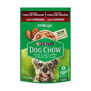 Oferta de Comida De Perro Dog Chow Pouch Cordero 100 Gr por S/ 5,3 en Tambo