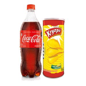 Oferta de Combo Coca Cola 1 L + Papas Kryzpo Sabor Original  130 gr por S/ 13,8 en Tambo