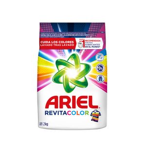 Oferta de Detergente Ariel Revitacolor Polvo x 2 Kg por S/ 37,9 en Tambo