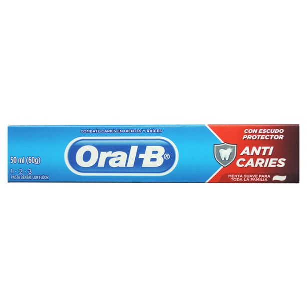 Oferta de Crema Dental Oral B Anticaries 50 ml por S/ 2,9