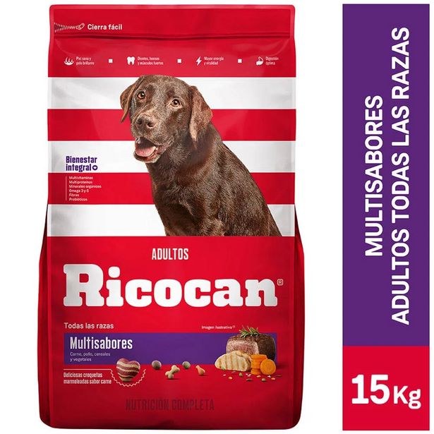 Oferta de Comida de Perro Ricocan Multisabores x 400 gr por S/ 3,5