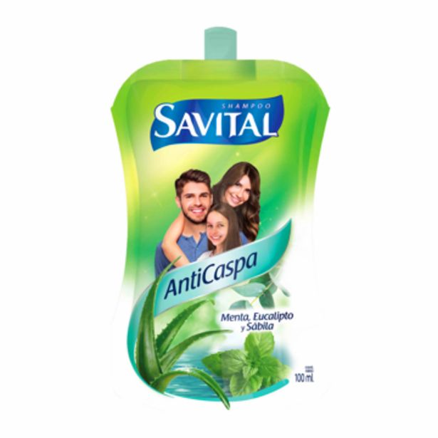 Oferta de Shampoo Savital Anticaspa Sachet X 100 Ml por S/ 2,9