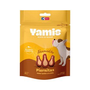 Oferta de Snacks De Perro Yamis Piernitas Pollo A La Leña 80 gr por S/ 8,5 en Tambo